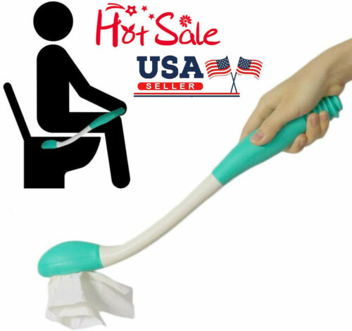Bottom Bum Wiper Toilet Self Wipe Aid Obese Disability Tool Paper Grip Ln