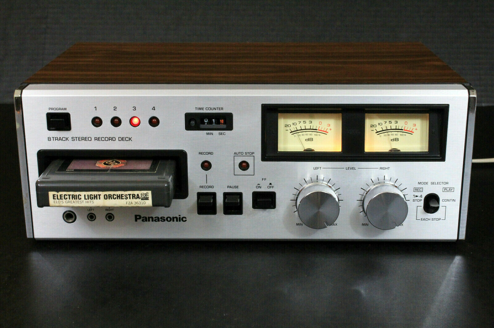 Panasonic Rs-808 Vintage Stereo 8 Track Tape Deck. Japan. Refurbished. **video**